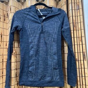 Lululemon Navy Quarter-Zip Pullover